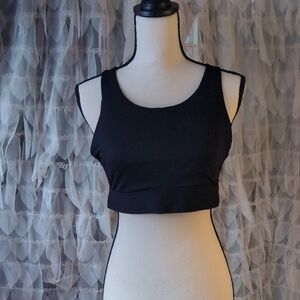 Fabletics Black Crop Top